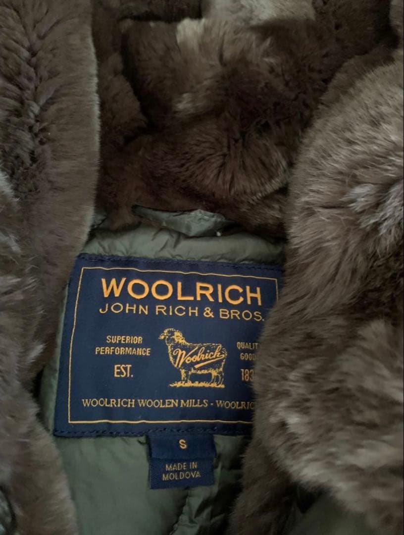 週末限定値下げ　Woolrich ファー付きモッズコート S