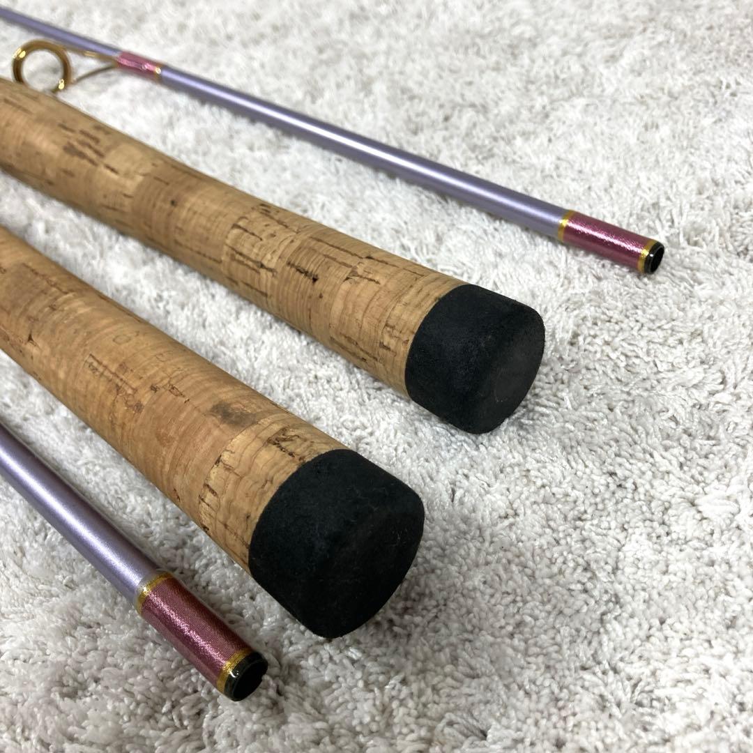 ケンクラフト　ロッド2本　ベイト　スピニング　ルアー竿　バス釣り　紫　パープル