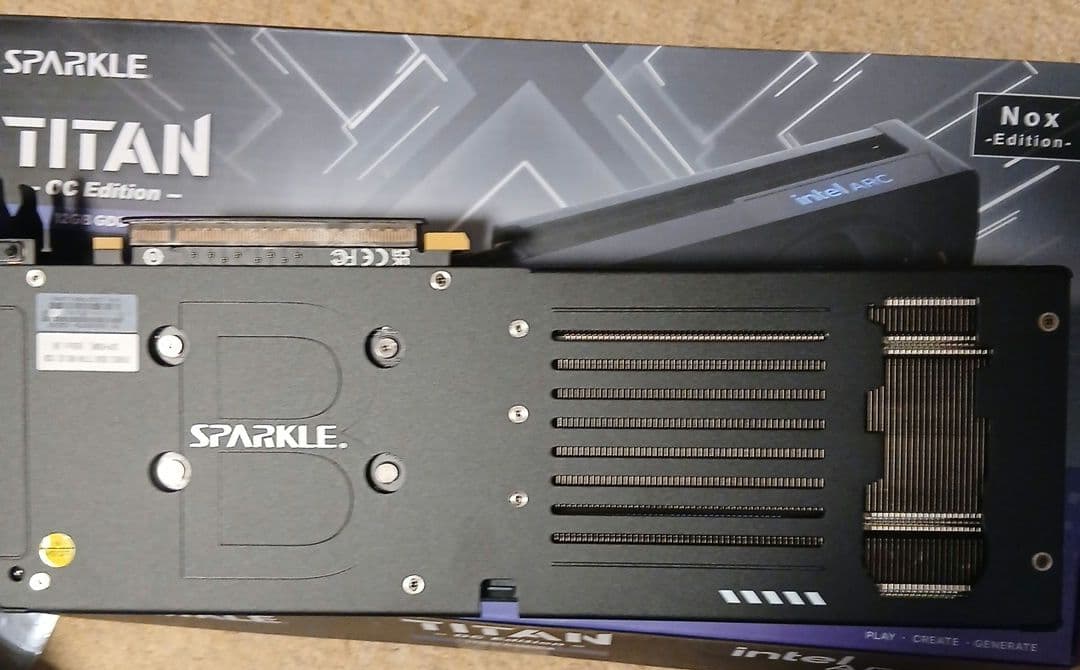 SPARKLE Intel Arc B580 TITAN シリーズ