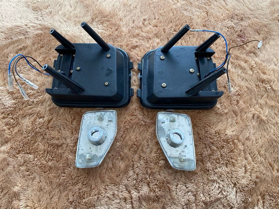 ハマーh3 パークシグナルウィンカー&サイドクリア左右セット【中古美品】