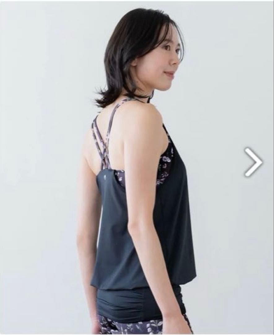 SUKALA】スプリングフラワーカバーキャミソール　& レギンス　パンジー