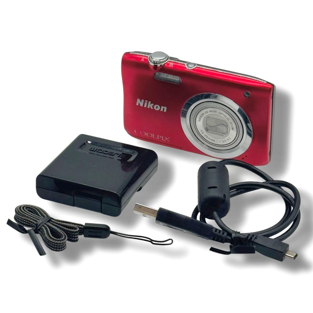《美品・動作良好》Nikon Coolpix A100 コンパクトデジカメ