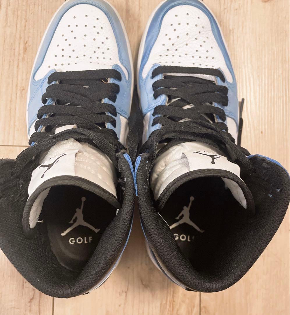 シューズ(男性用) Air Jordan 1 High Golf University Blue