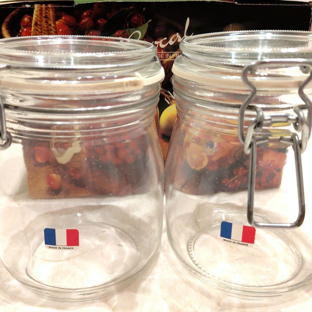 【未使用】BOCAL HIFI　保存容器 ガラス容器　2個　フランス密閉瓶