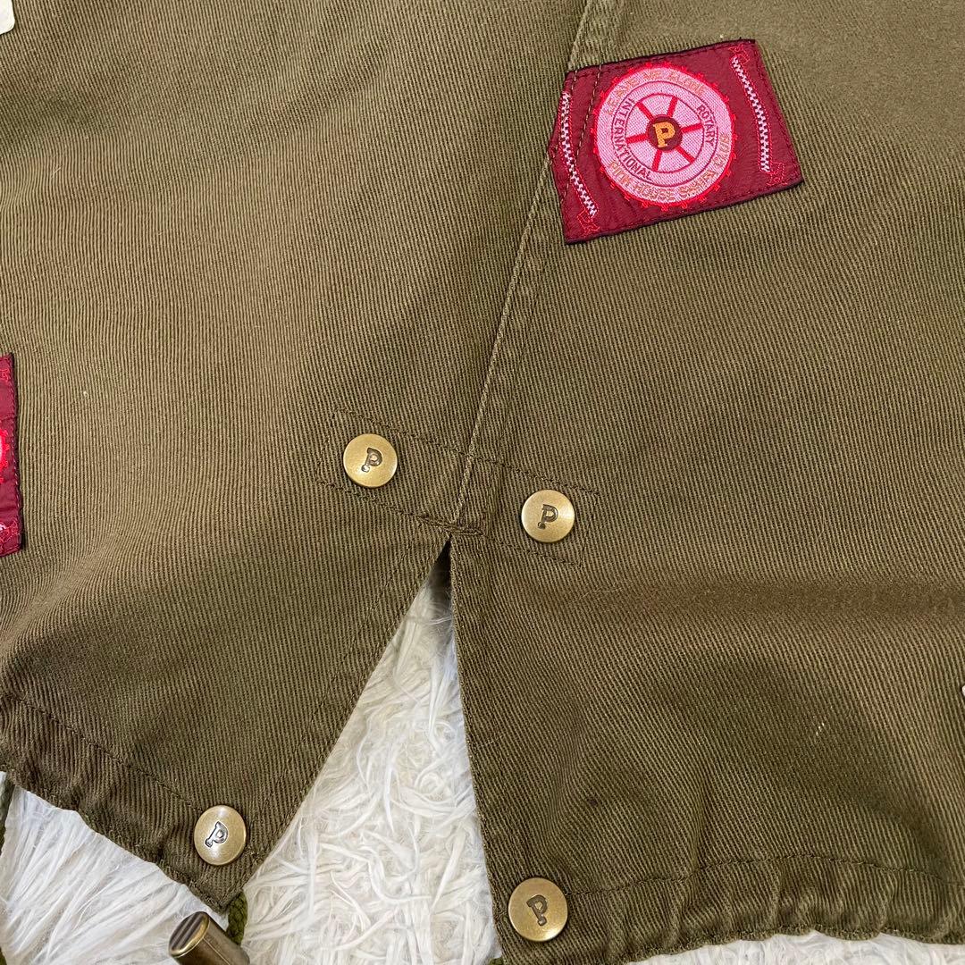 ✨美品✨ピンクハウスチェルシー　ボア　ファー付モッズコート　春秋冬　カーキ　S