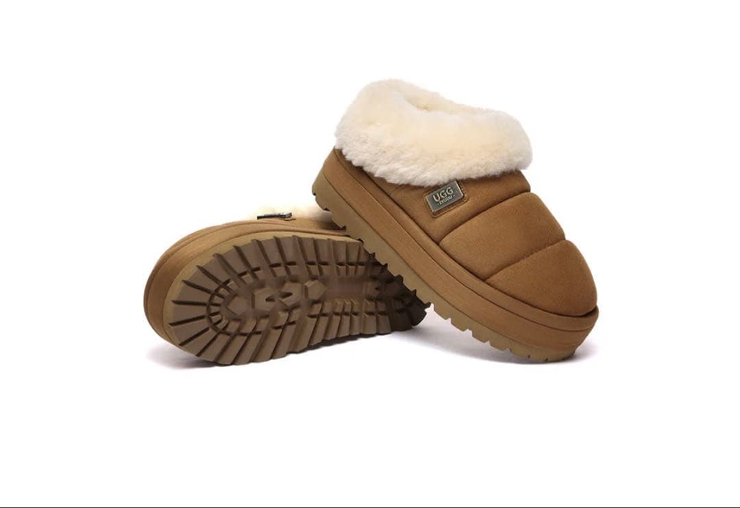 ミ*コ様 新品　UGG エクスプレス　ムートンブーツ　厚底　EU38