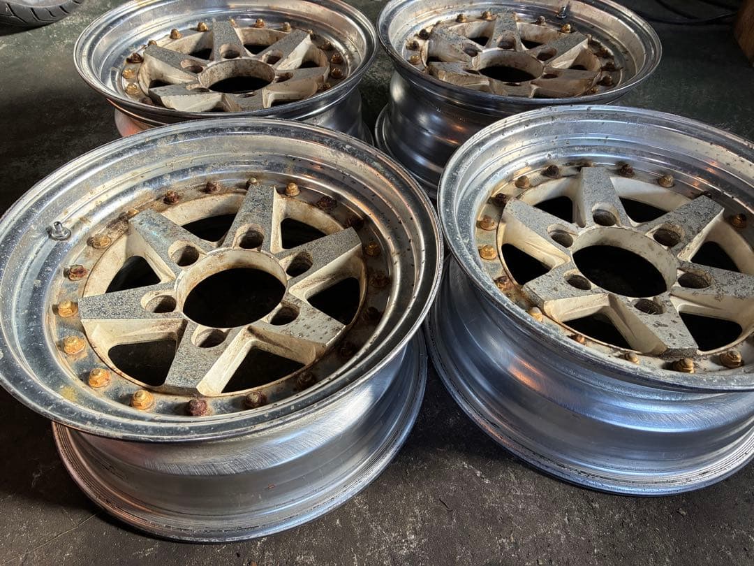 ゆ*ん様 15インチ Speed Ster 多角形デザインホイール 4個セット