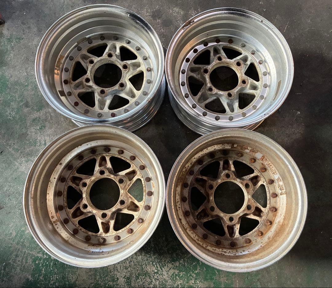 ゆ*ん様 15インチ Speed Ster 多角形デザインホイール 4個セット