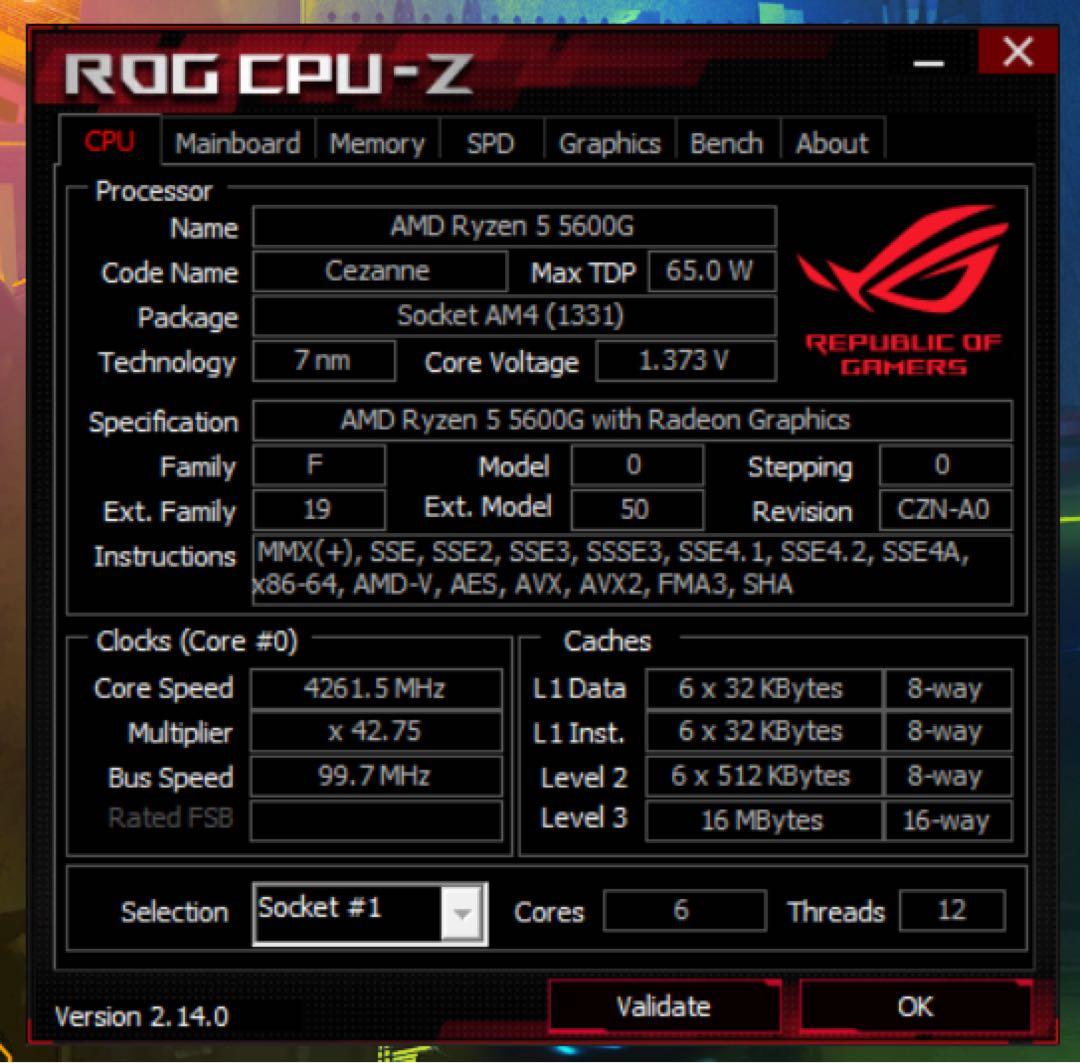 自作PC ryzen5 5600G