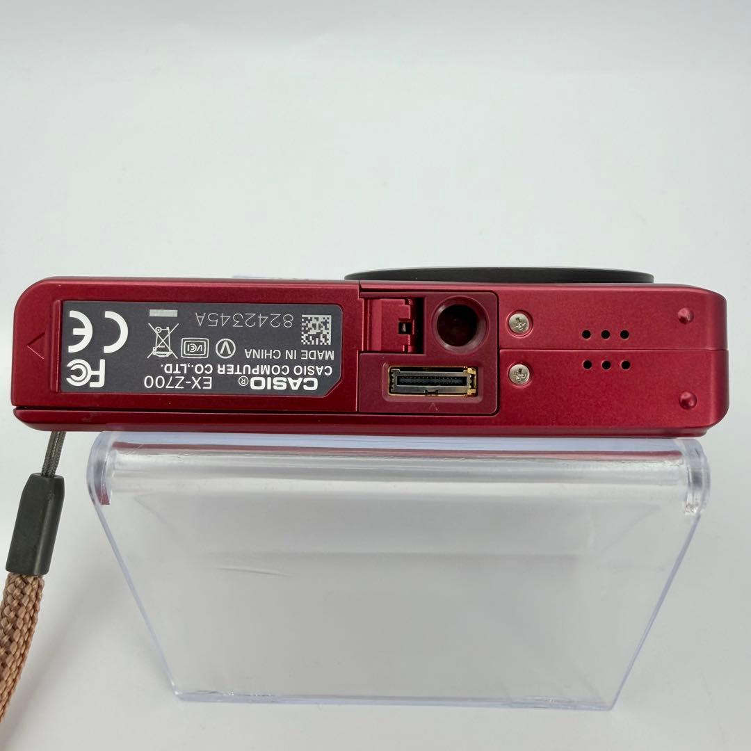 【美品】CASIO EXILIM EX-Z700 レッド デジタルカメラ