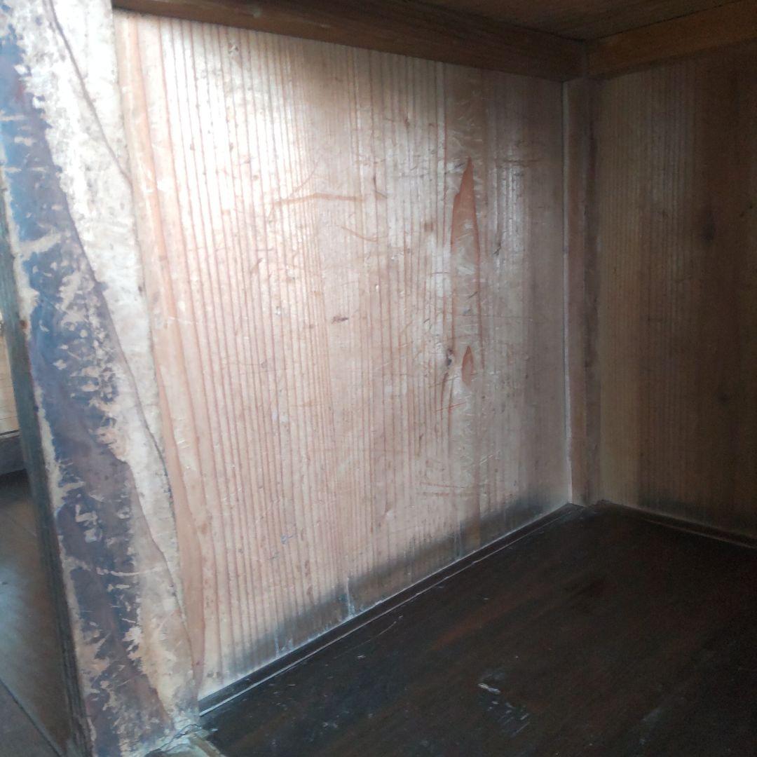 昭和レトロ　戸棚　縦45cm横106cm高さ75cm