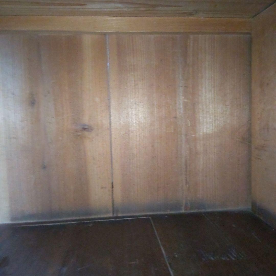 昭和レトロ　戸棚　縦45cm横106cm高さ75cm