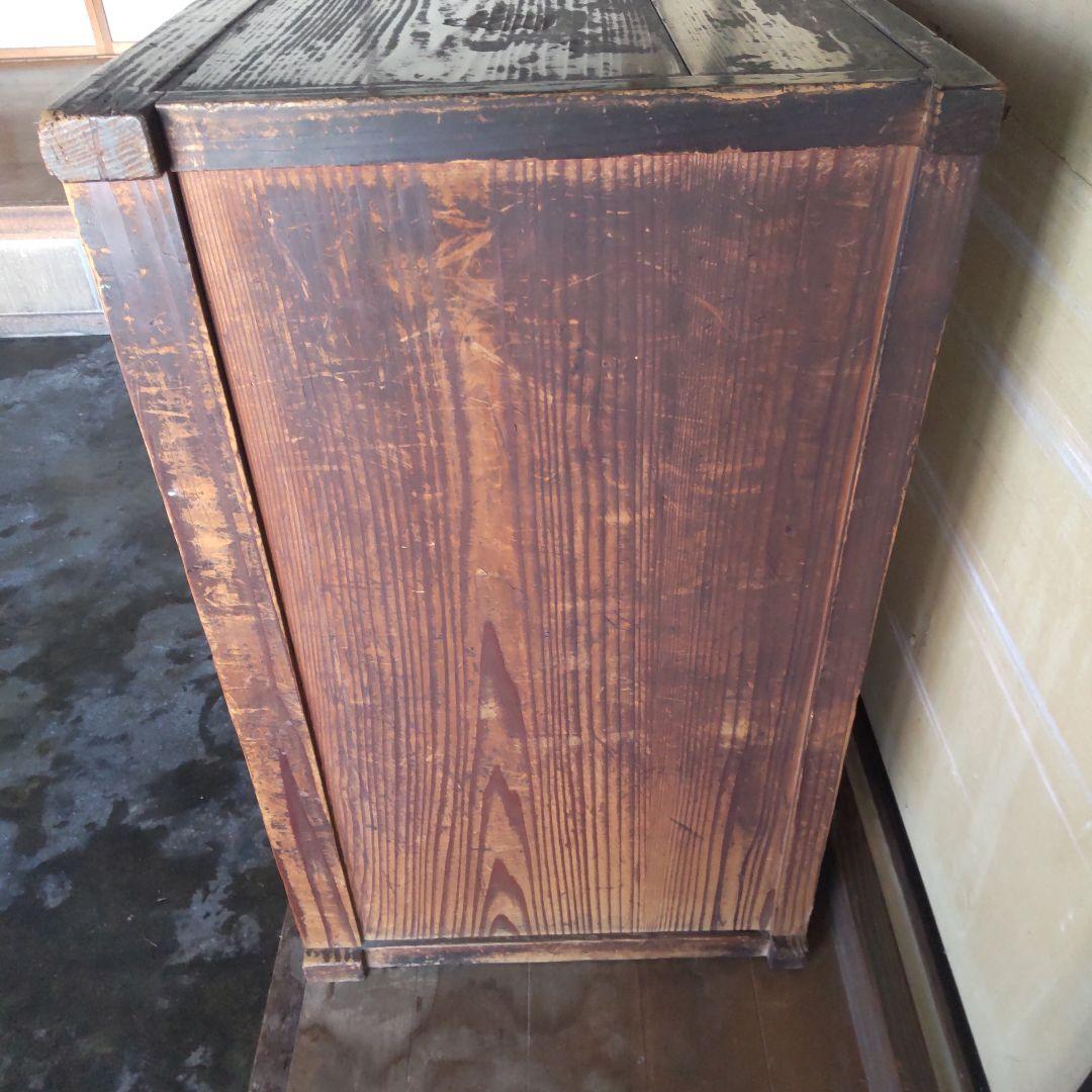 昭和レトロ　戸棚　縦45cm横106cm高さ75cm