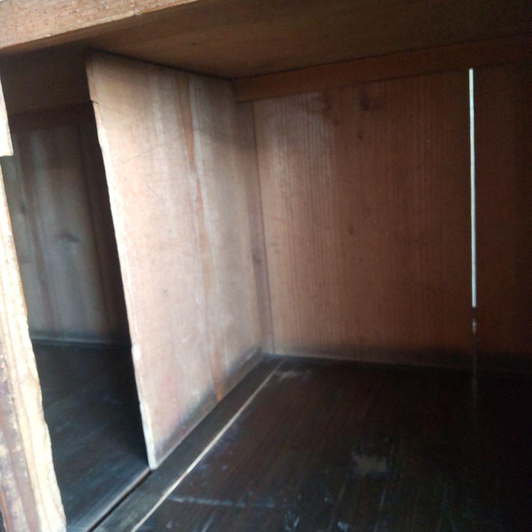 昭和レトロ　戸棚　縦45cm横106cm高さ75cm