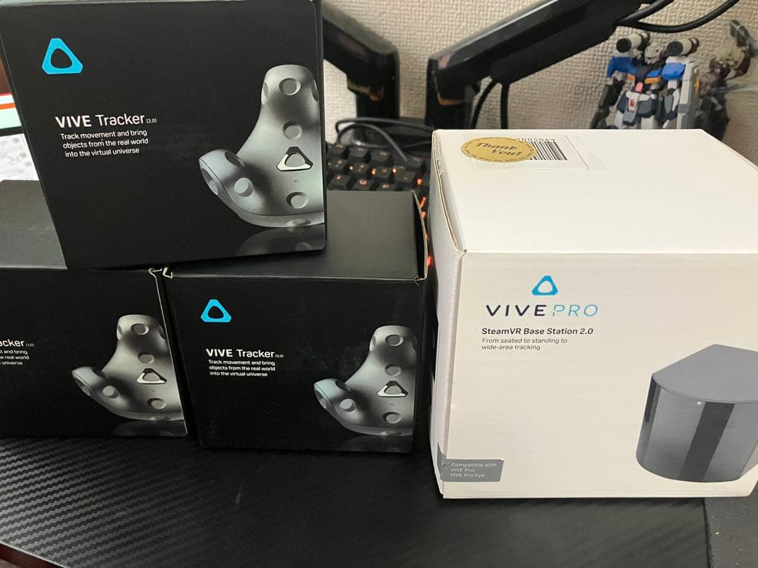 HTC VIVEtracker3.0 3個＋ベースステーション2.0 1個