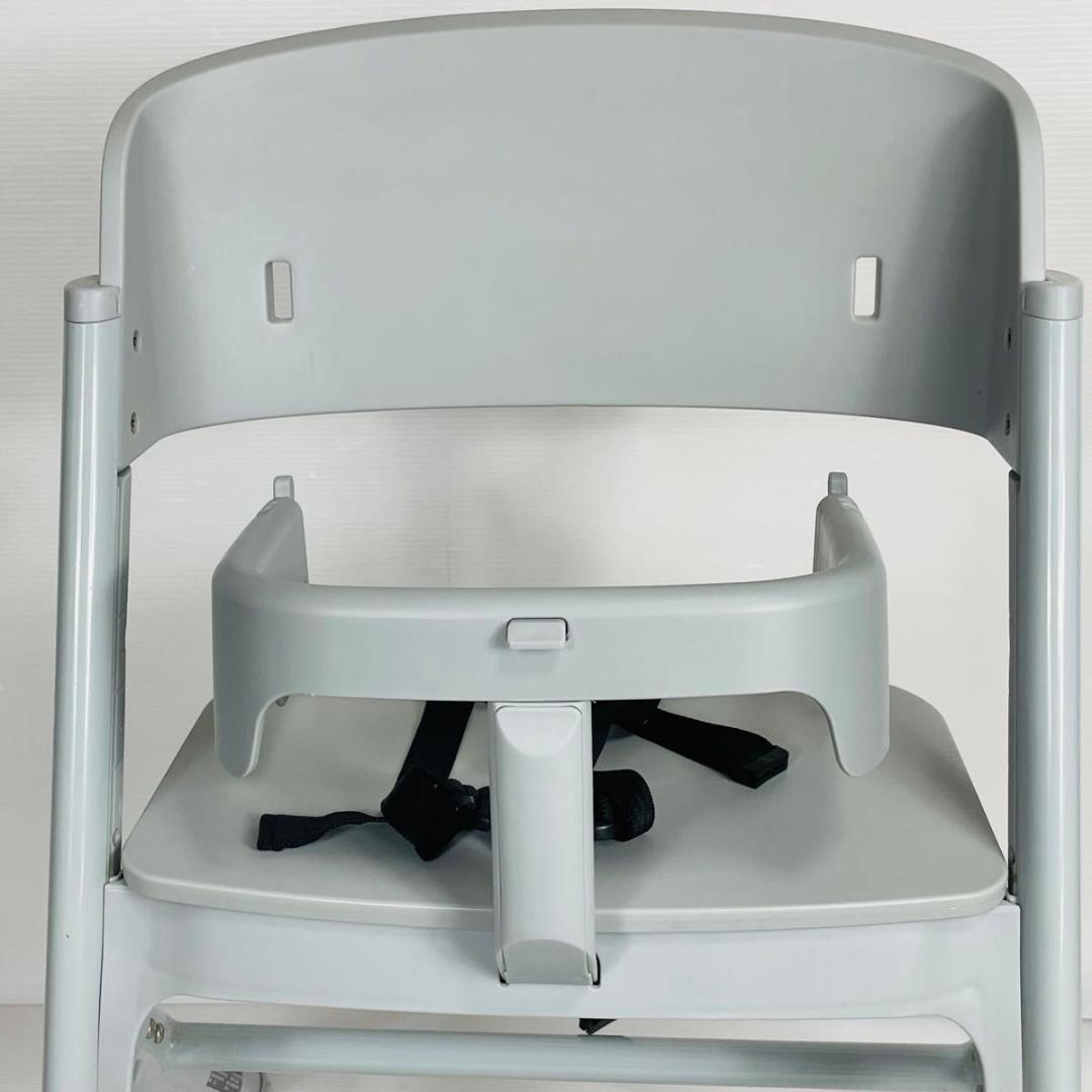 【美品】ヤトミ NOVUS ノウス ベビーチェア ハイチェア グレー