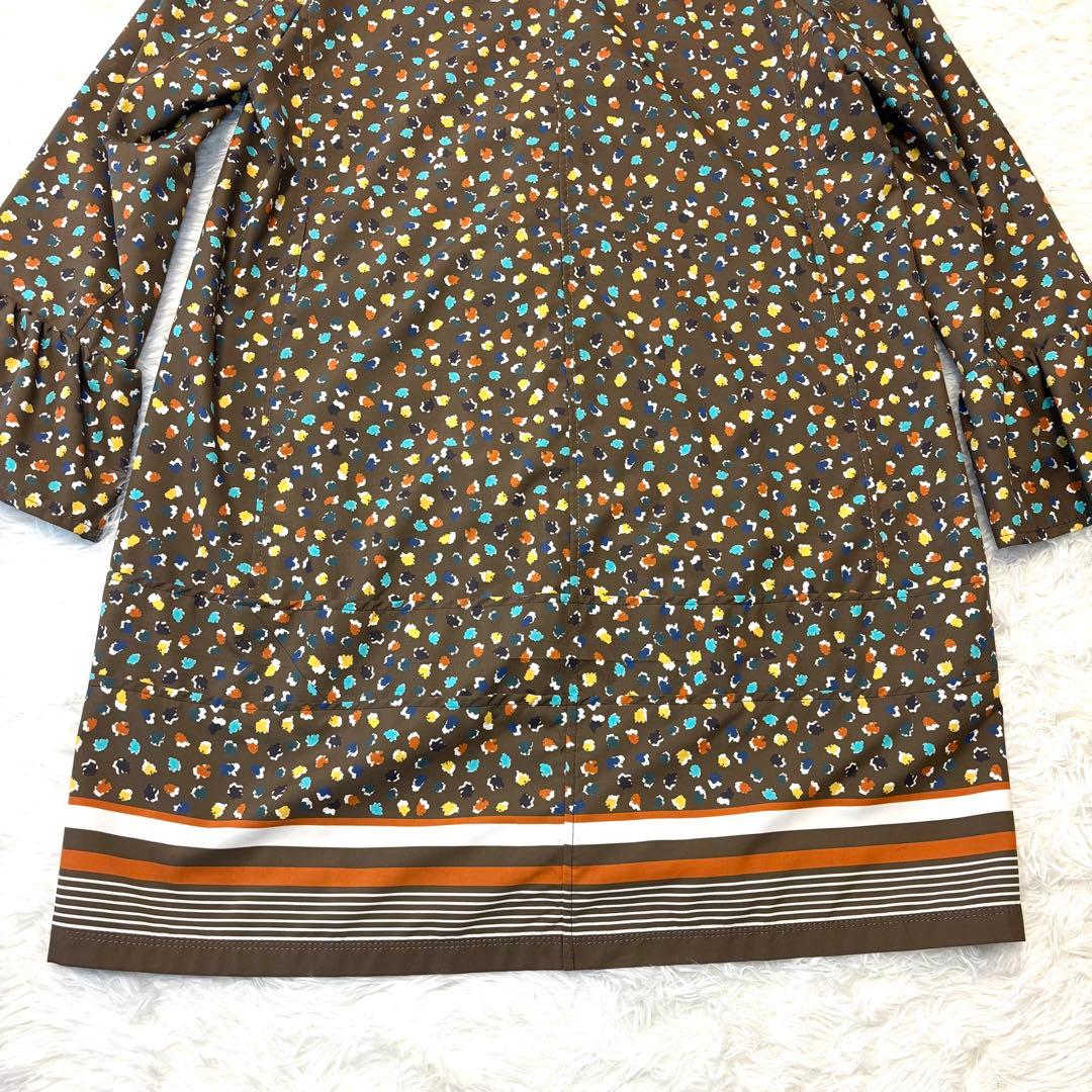 【未使用】バーバリー ブルーレーベル レインコート 総柄 ポーチ付き 38 M