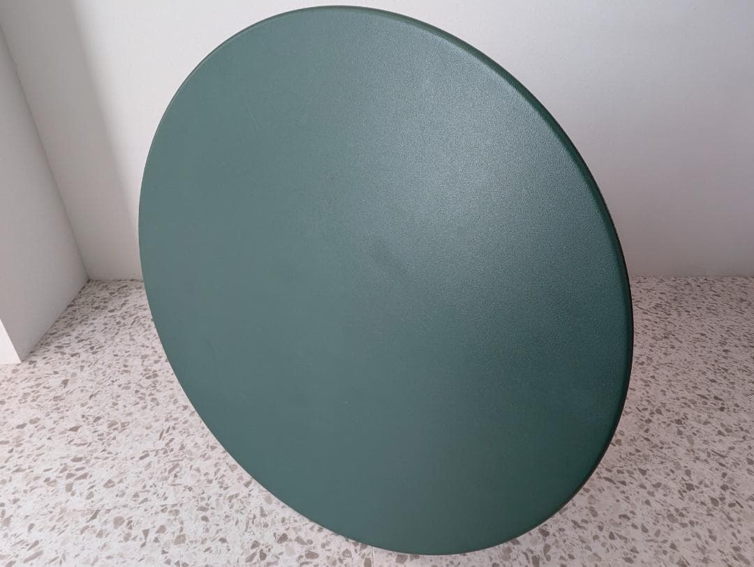 ビンテージ イノベーター メタル サイドテーブル ラウンド 一本脚 高さ調節可