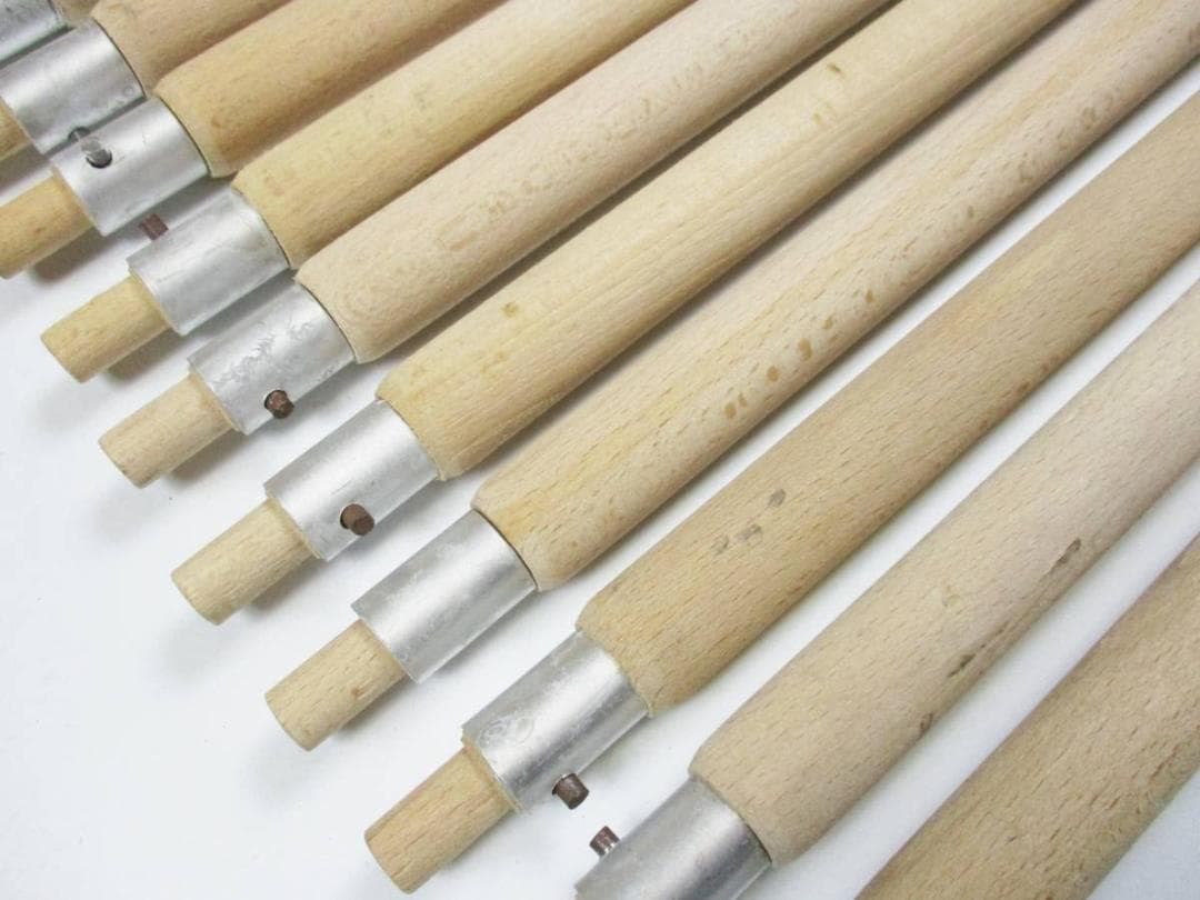 デッドストック 東ドイツ軍 NVA テントポール 10本セット 収納袋付