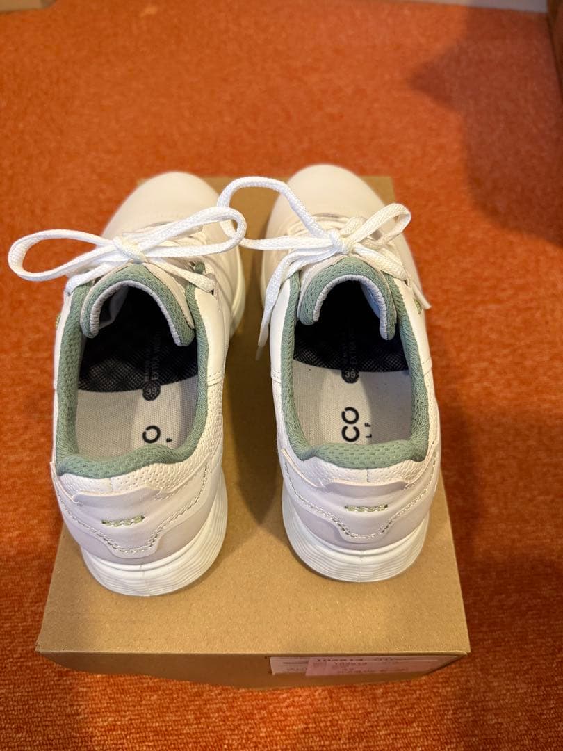 ECCO エス-カジュアル 本革 メンズ ウォータープルーフ ゴルフシューズ