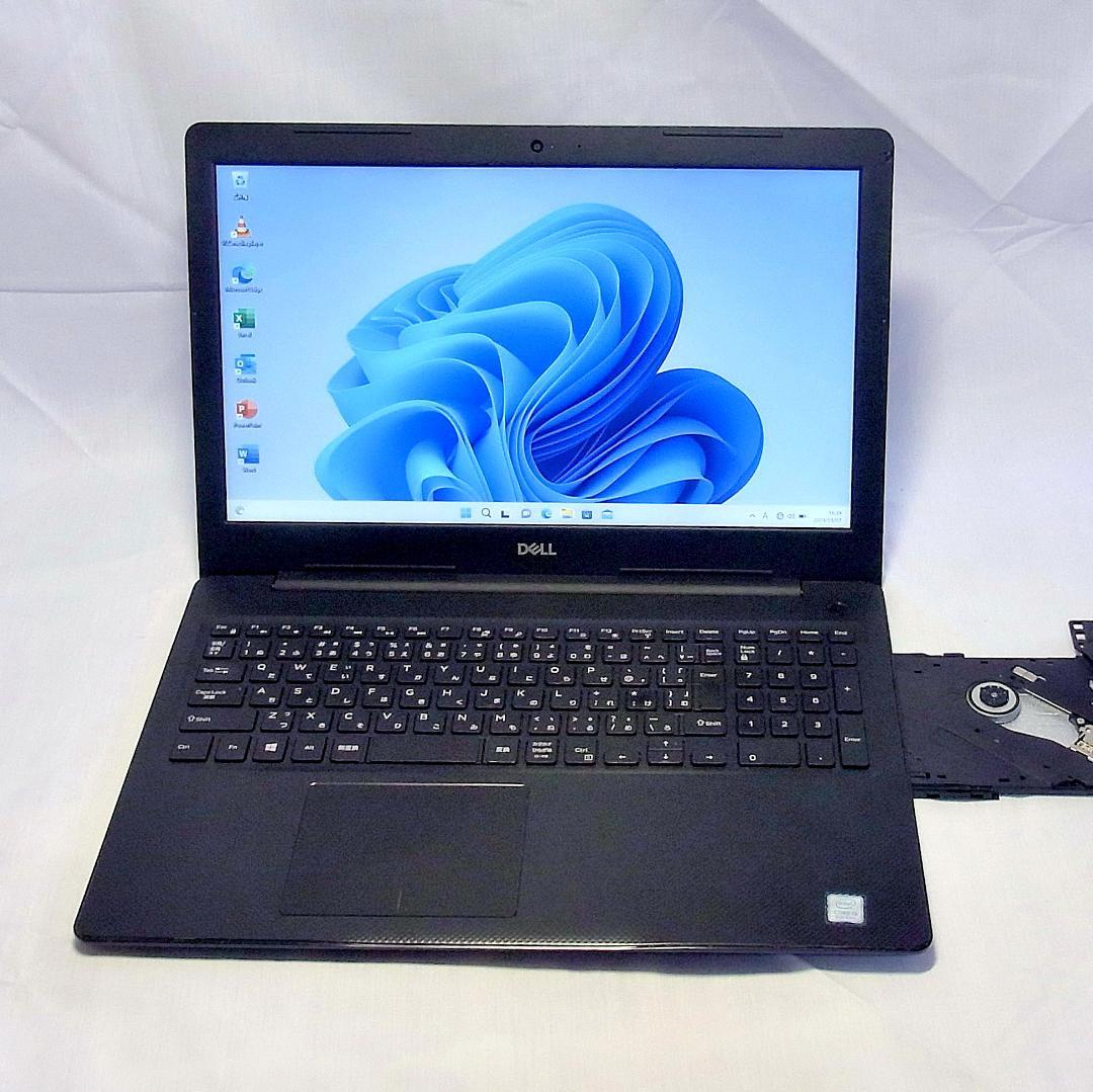 DELLノートパソコン／15型／第8世代／i7／SSD1TB／Windows11