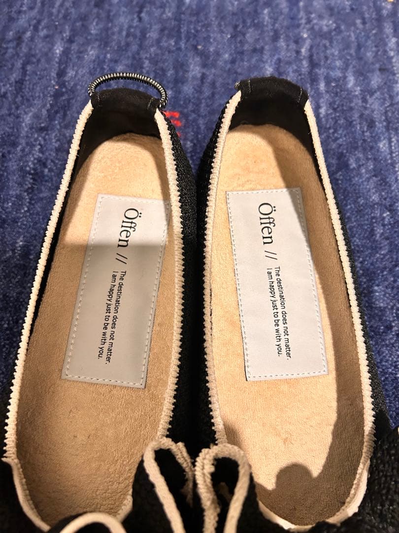 Offen オッフェンフリル付きフラットシューズ37