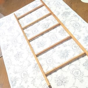 木製　ラダーラック 5段 はしご　天然木　装飾用　ハンガーラック　ガーデニング