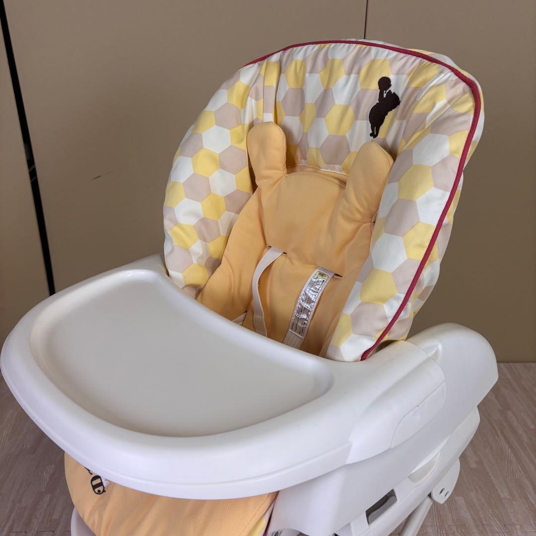 極上クリーニング済　☆美品☆　コンビ　ハイローベッド＆チェア　くまのプーさん