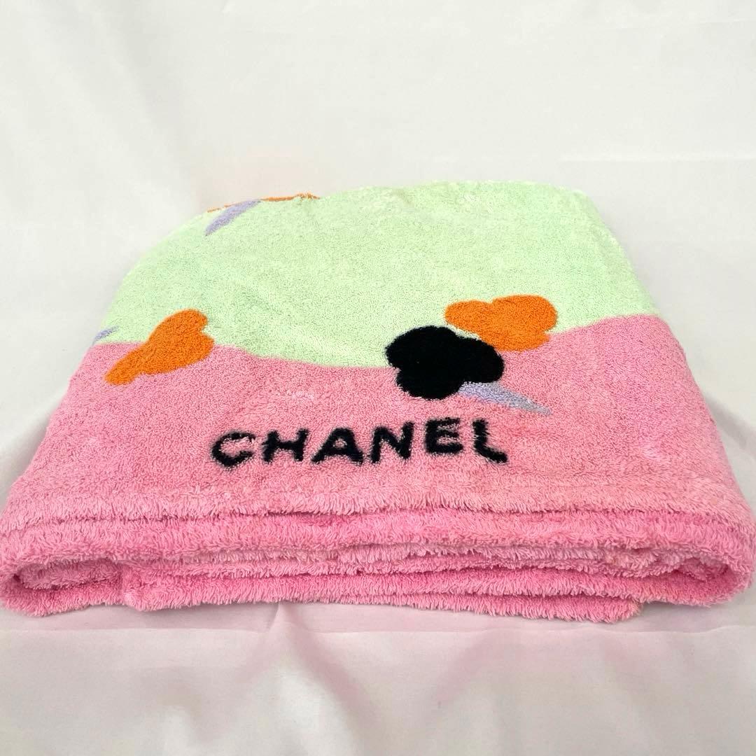 シャネル タオルケット ビーチタオル マルチカバー CHANEL ヴィンテージ