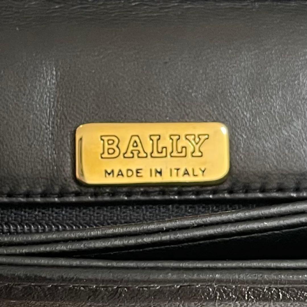 希少❗️美品　ヴィンテージ　バリー チェーンショルダーバッグ ブラック ラムスキン