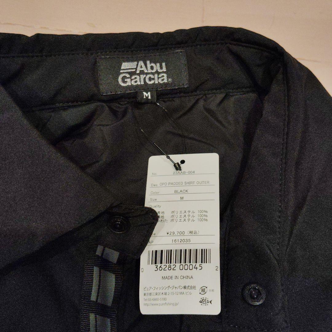 アブガルシア パデッド シャツアウター 新品未使用 Ｍ 黒