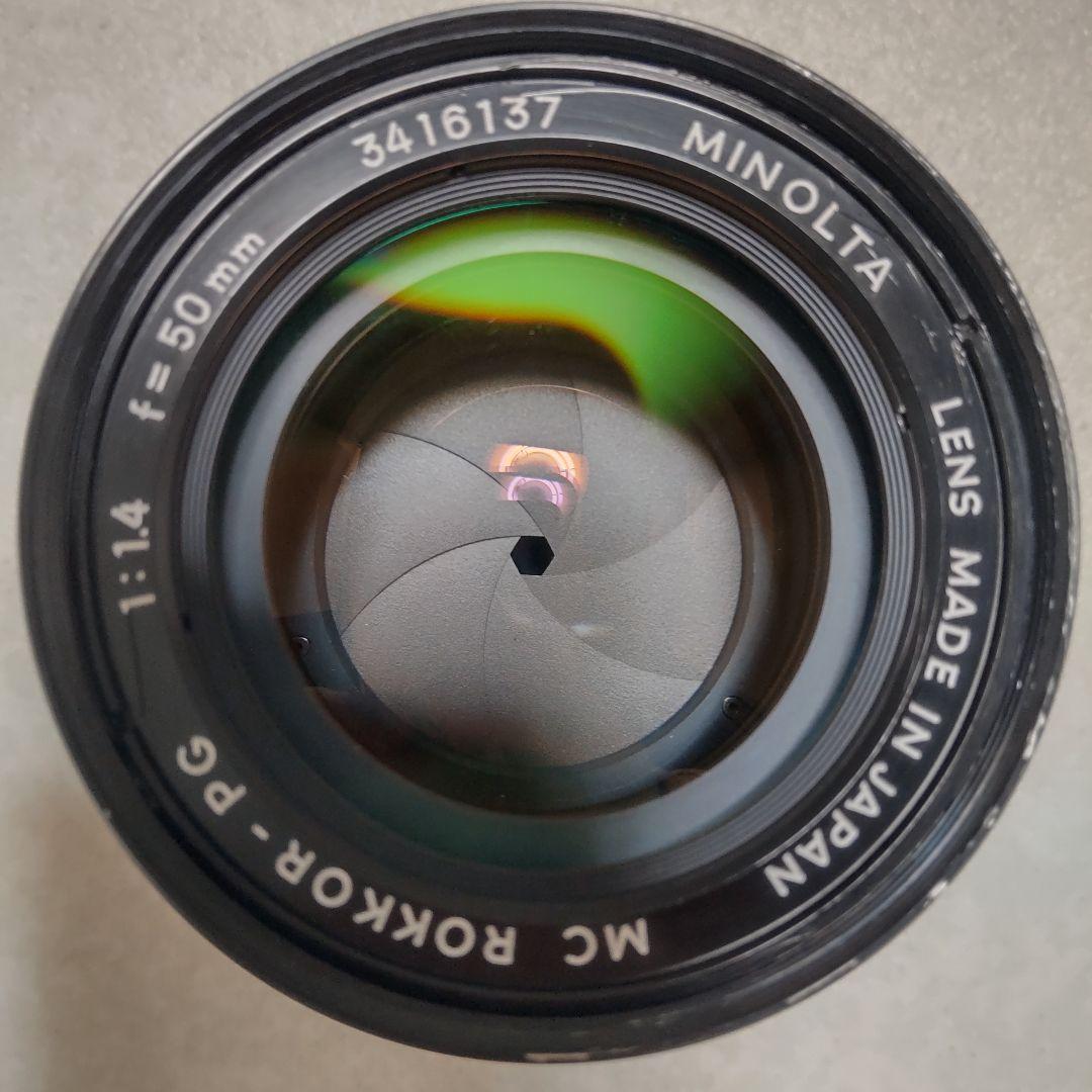minolta XE ブラック MC ROKKOR PG F1.4 50㎜