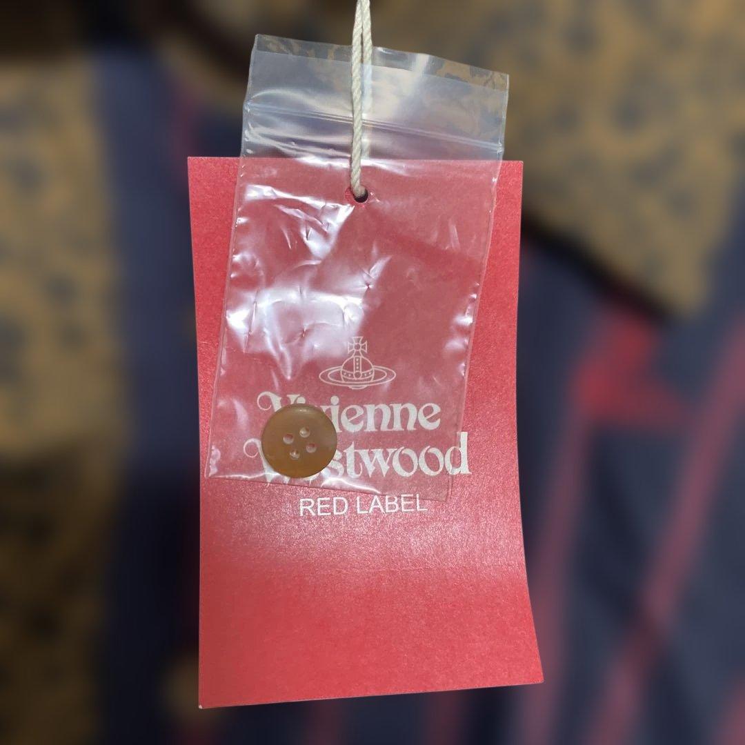 ヴィヴィアンウエストウッド変形デザイン長袖シャツストライプ、ボタニカル