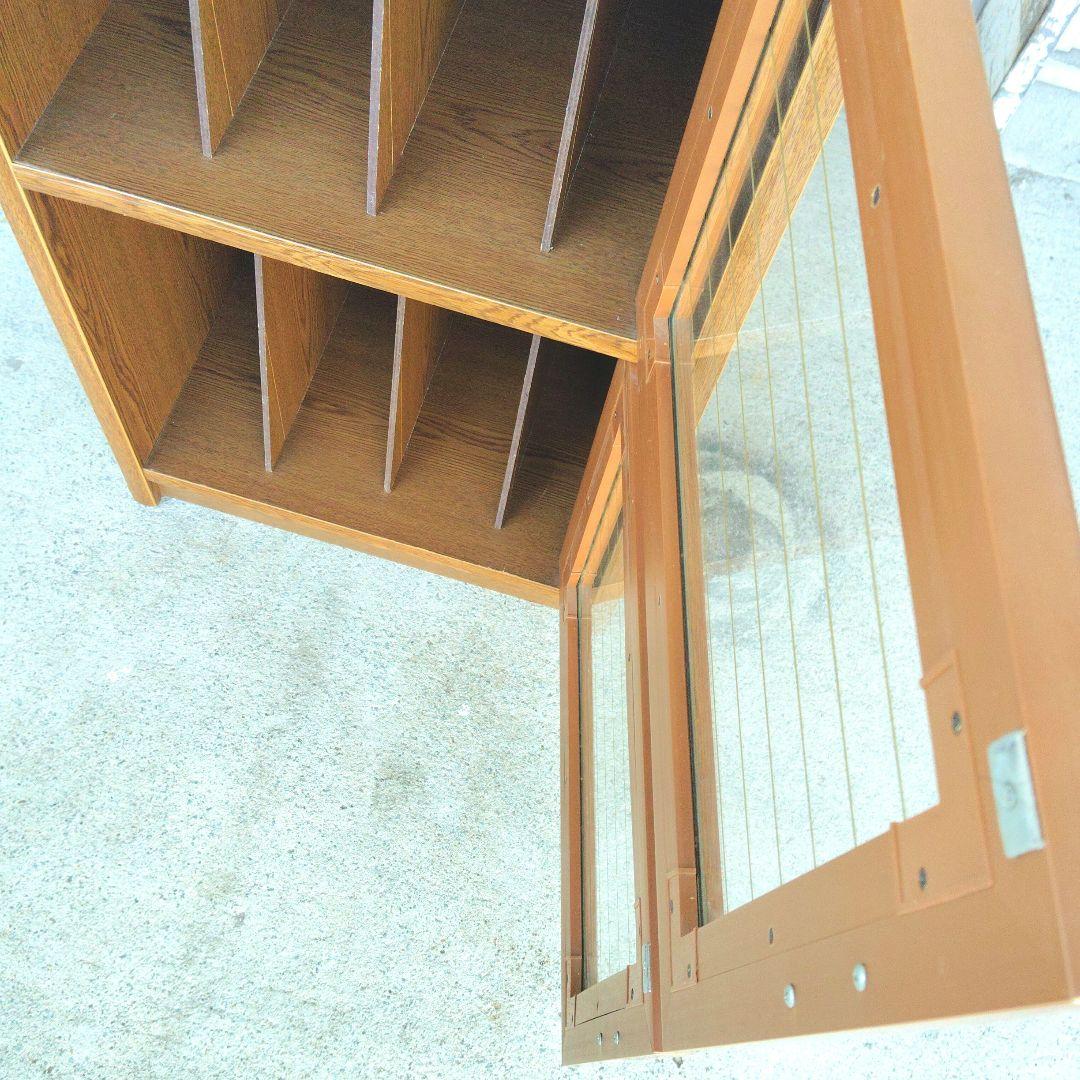 60s? レコードケース ヴィンテージ キャビネット レトロ LP LD