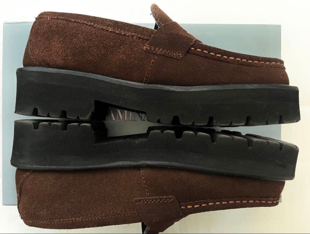 Caminando ブラウン ローファー