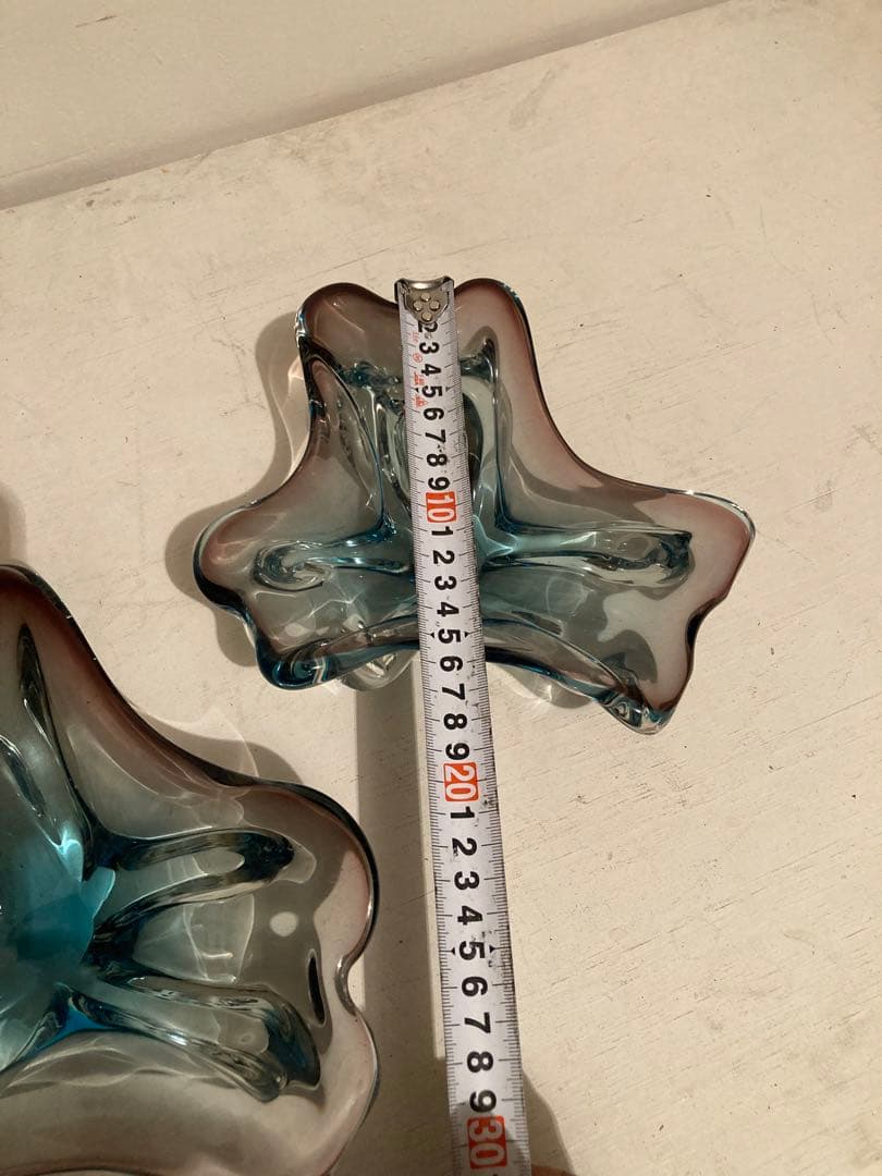 ビンテージ　アッシュトレイ　2セット　ガラス　60年代