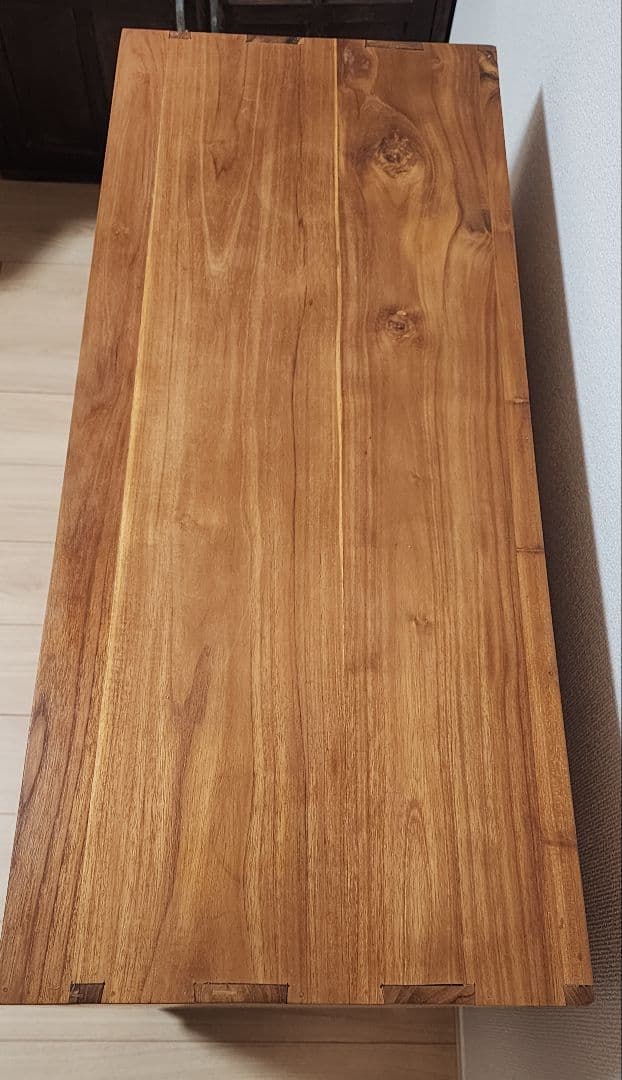 チークロッカーＮA　無垢　収納　家具　棚　シェルフ　バリューインテリア　美中古品