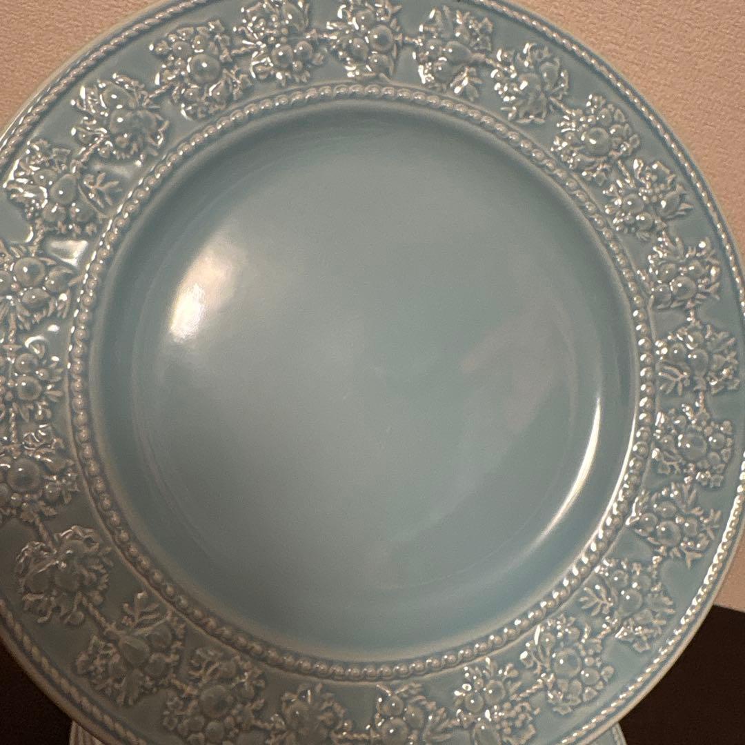 ウェッジウッド　フェスティビティー　ブルー　ディナープレート　27cm