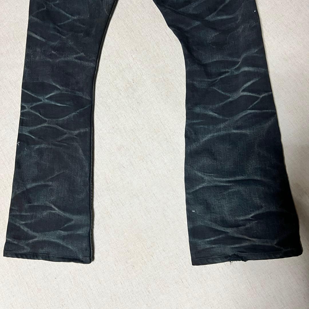 ISAMU KATAYAMA BACKLASH 加工デニム　ブラックデニム