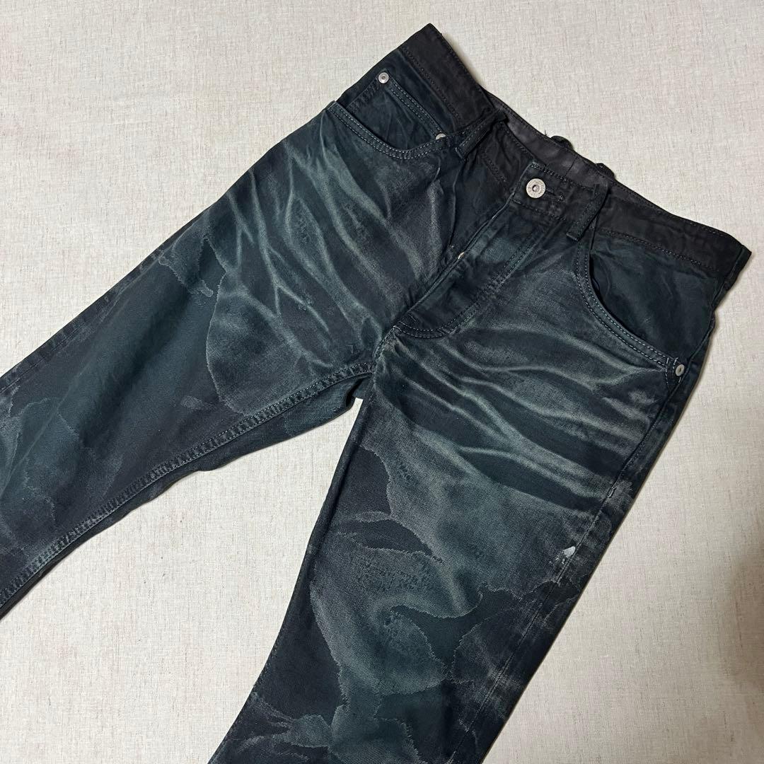 ISAMU KATAYAMA BACKLASH 加工デニム　ブラックデニム