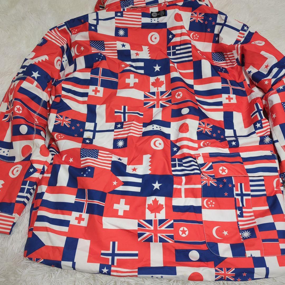 CASTELBAJAC ROSSIGNOL GORE-TEX ウェア　国旗　総柄