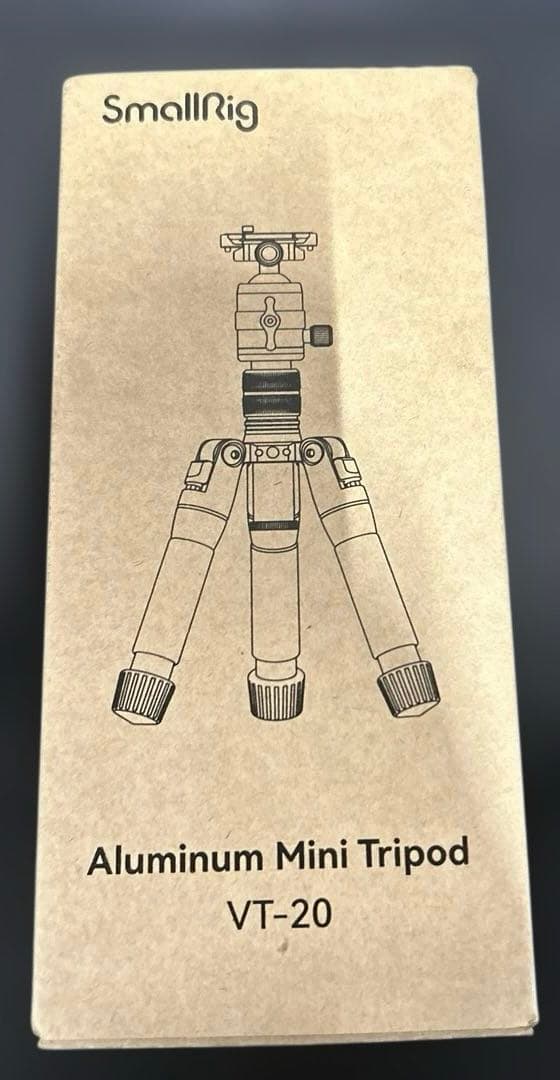 SmallRig VT-20 ミニ三脚 アルミニウム製 卓上三脚