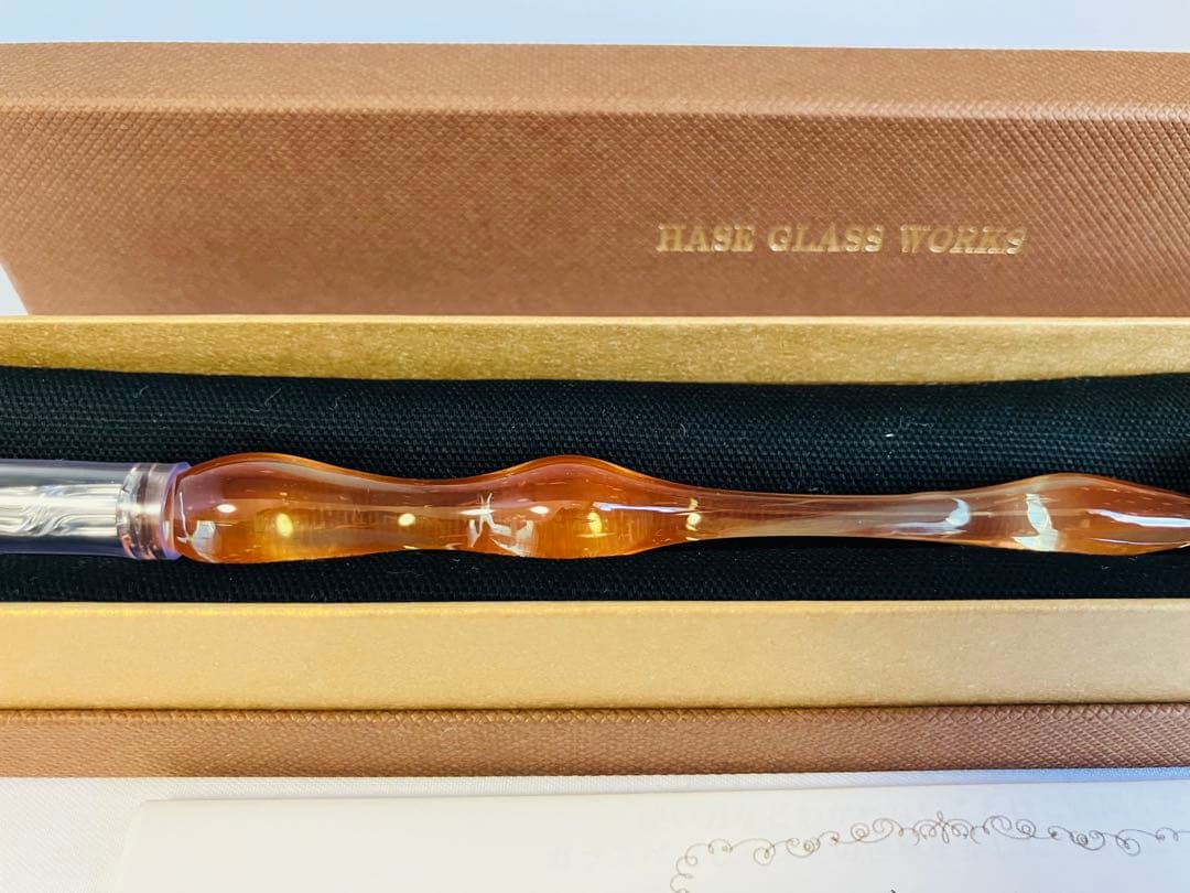 HASE 硝子工房　京都 蔦屋限定 灯り 京の夕 2025　限定品 ガラスペン
