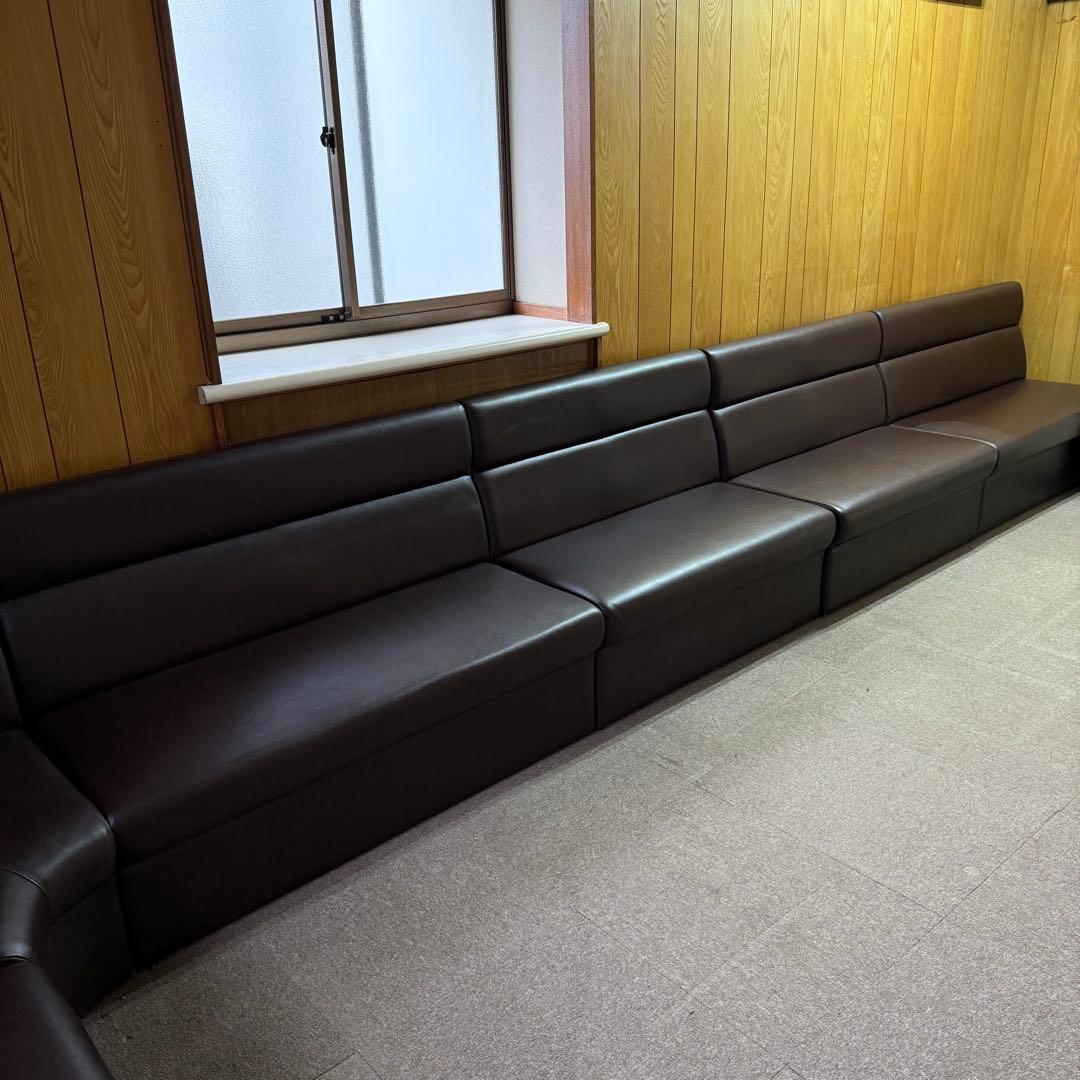 飲食店 7点ソファーセット　 L字型　スナック　店舗什器