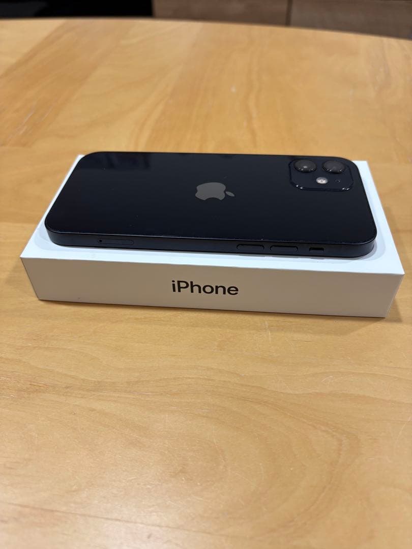 【美品】Apple iPhone 12 64GB ブラック（付属品完備）