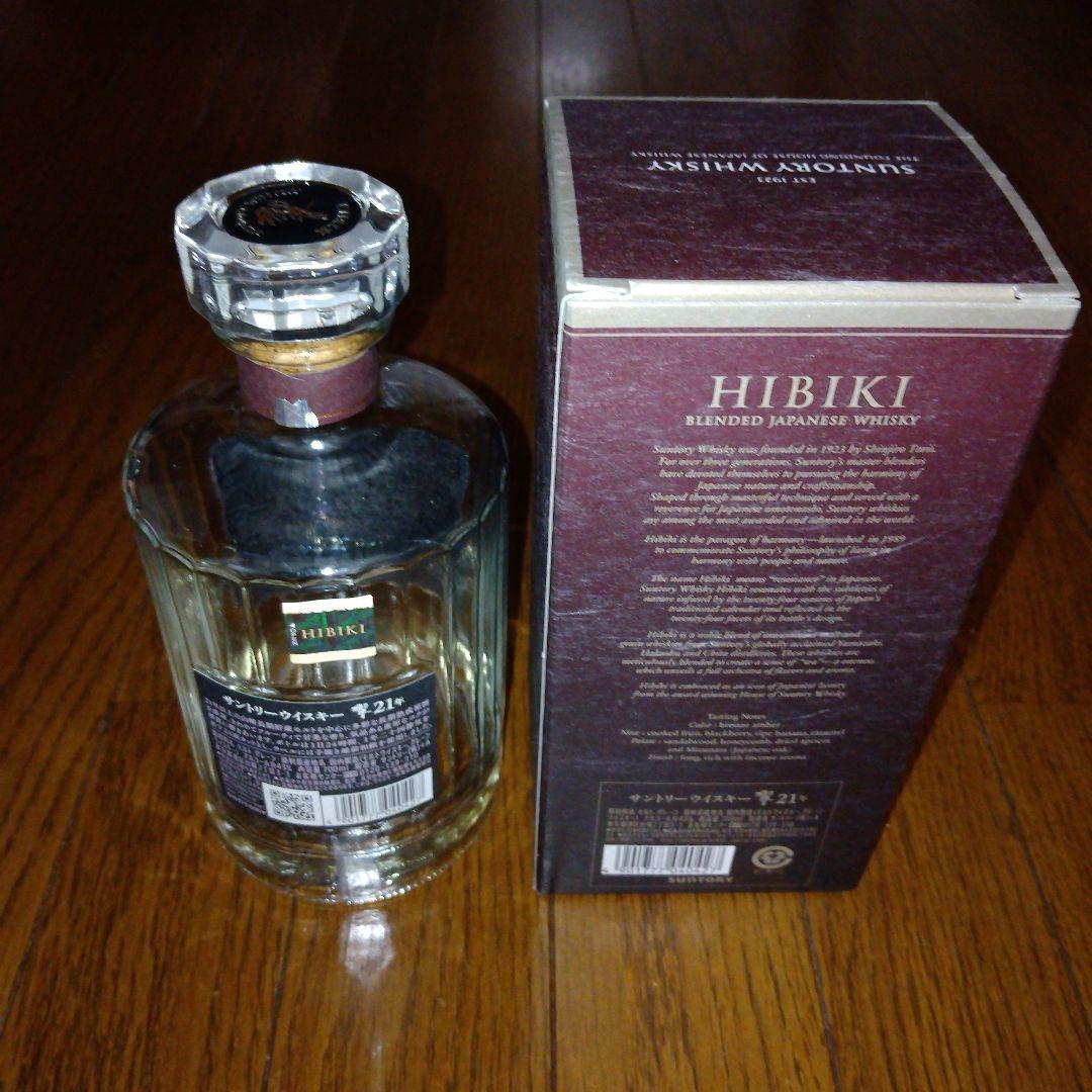 Hibiki 21 Year Old ウイスキー　空瓶　空箱