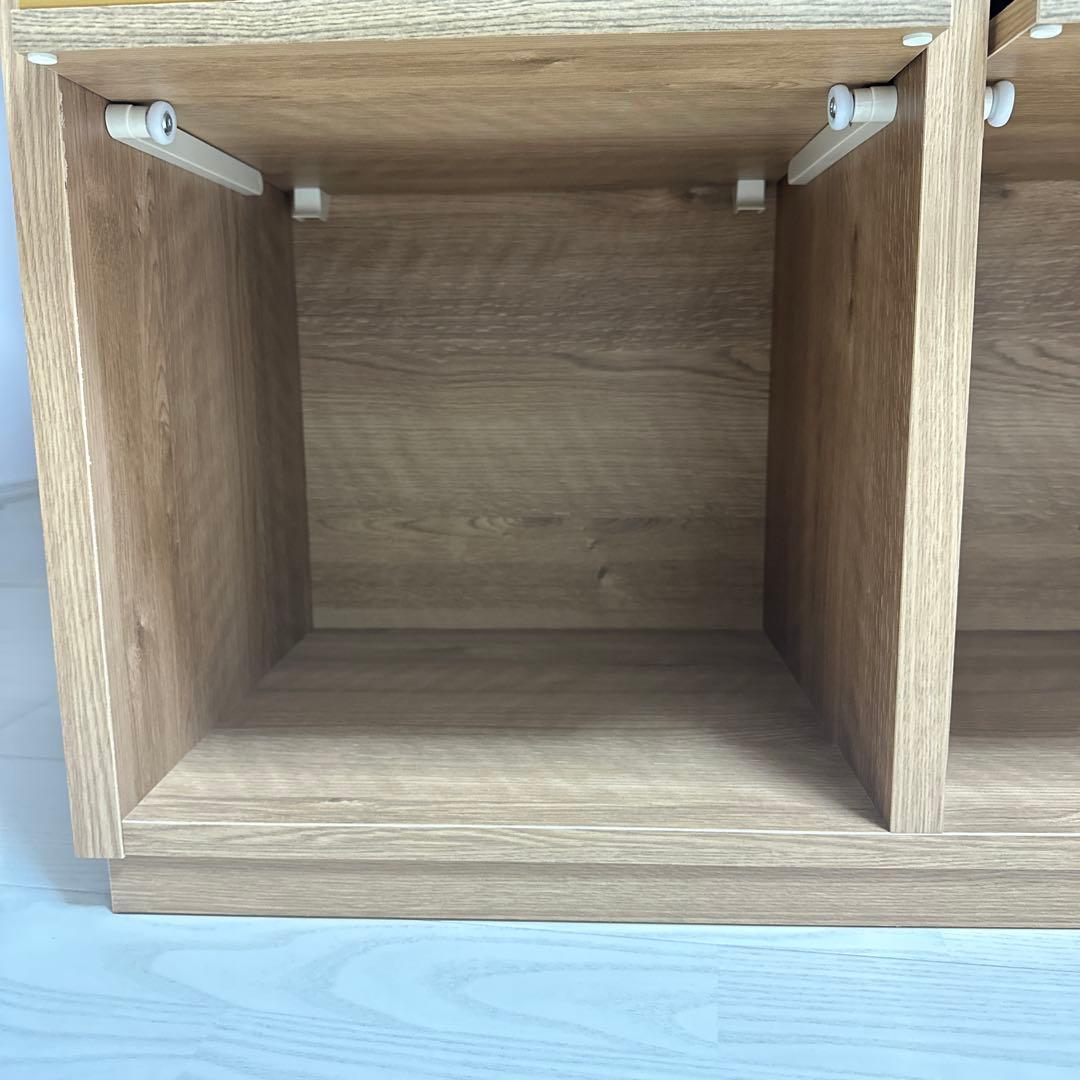 本棚 ディスプレイ ボックス　シェルフ　収納　格子棚　※一箇所擦り傷あり