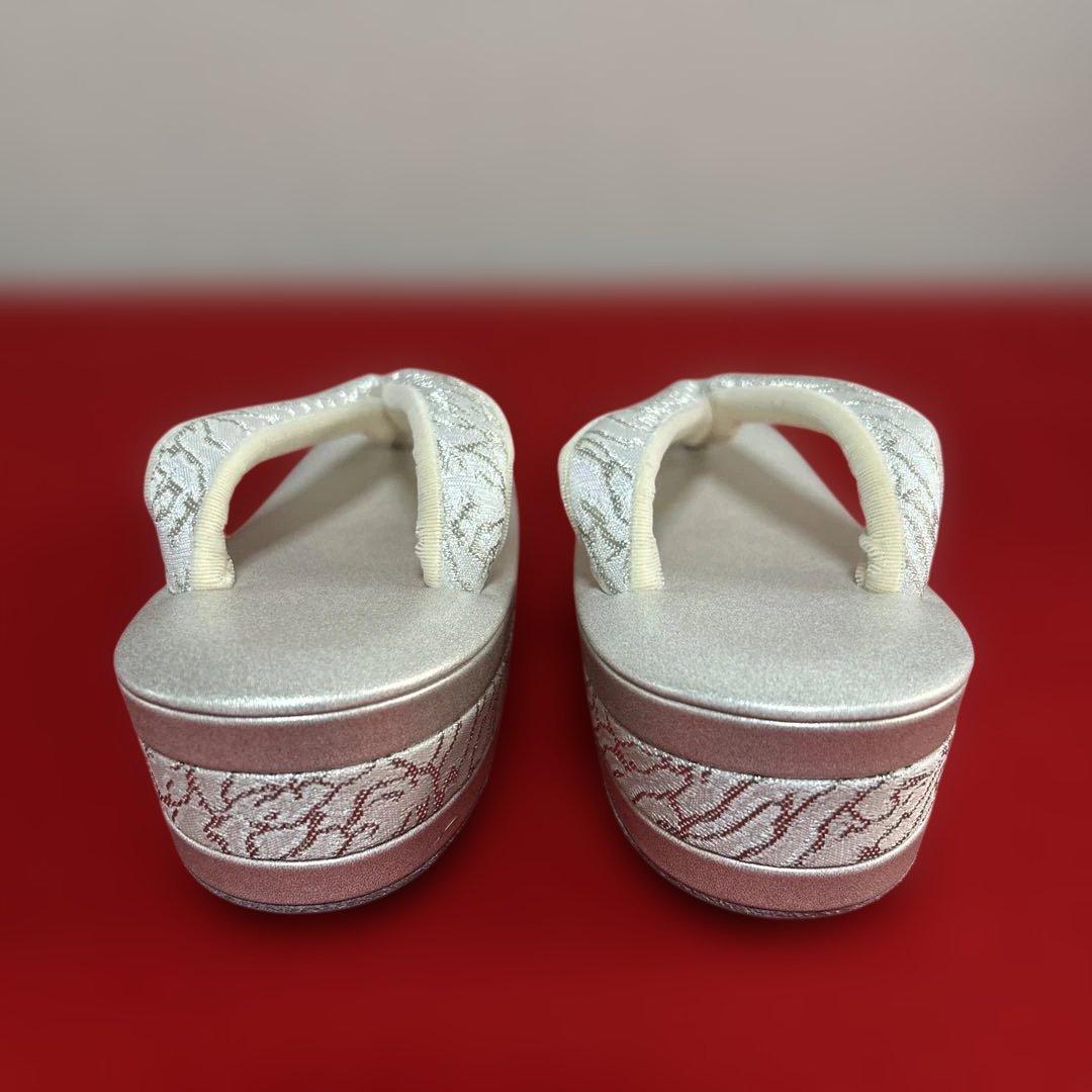 【和装小物】草履とバッグのセット　夢衣　日本製　Sサイズ　W7D-029