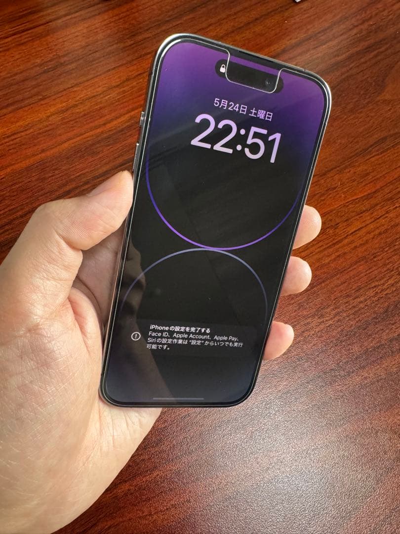【値下げ】【美品】iPhone 14 Pro ディープパープル 本体
