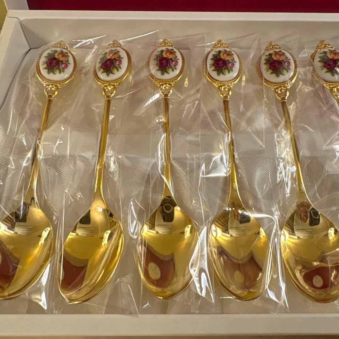 超希少　英国製　新品　未使用　ロイヤルアルバート　OCR スプーン&フォーク